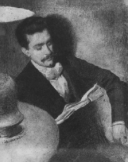 Gabriel Yturri lisant (reading)