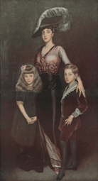 Mrs. Enrique de Laretta and children